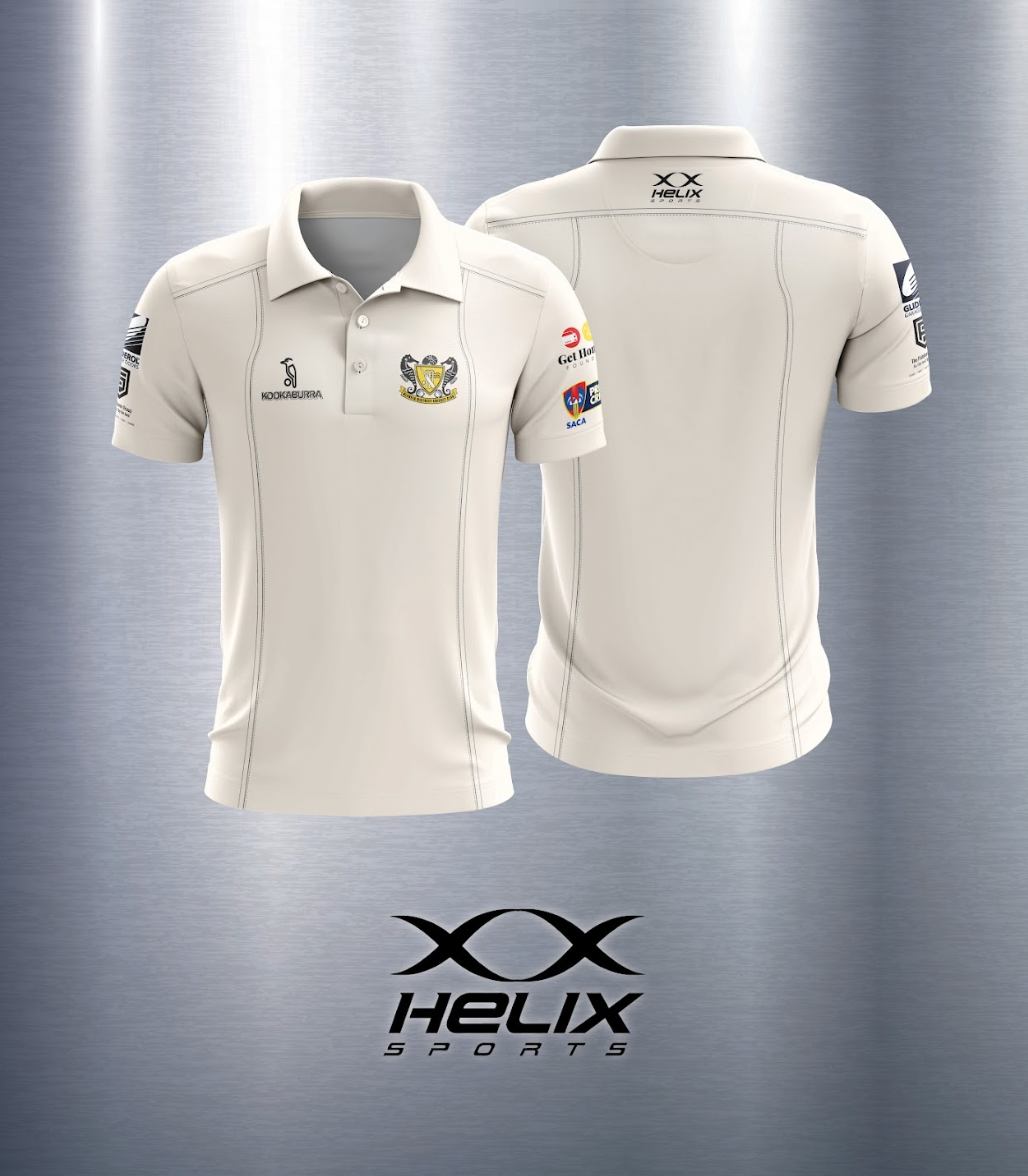 Glenelg District CC - Short Sleeve Junior Cream Playing Shirt