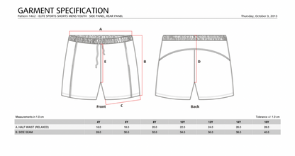 East Torrens CC - East Torrens Sublimated Training Shorts Junior