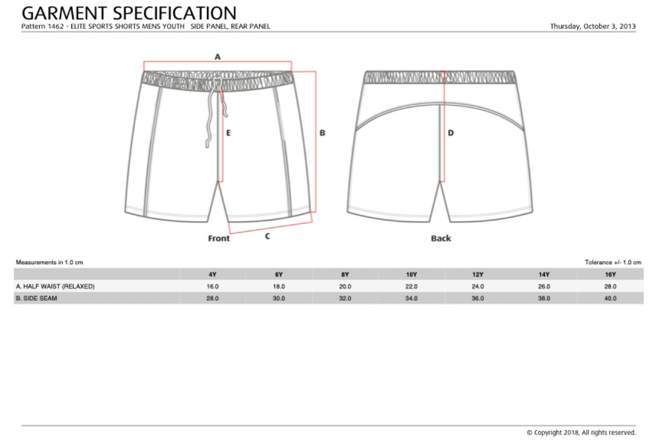 Goodwood CC - Sublimated Training Shorts Youth